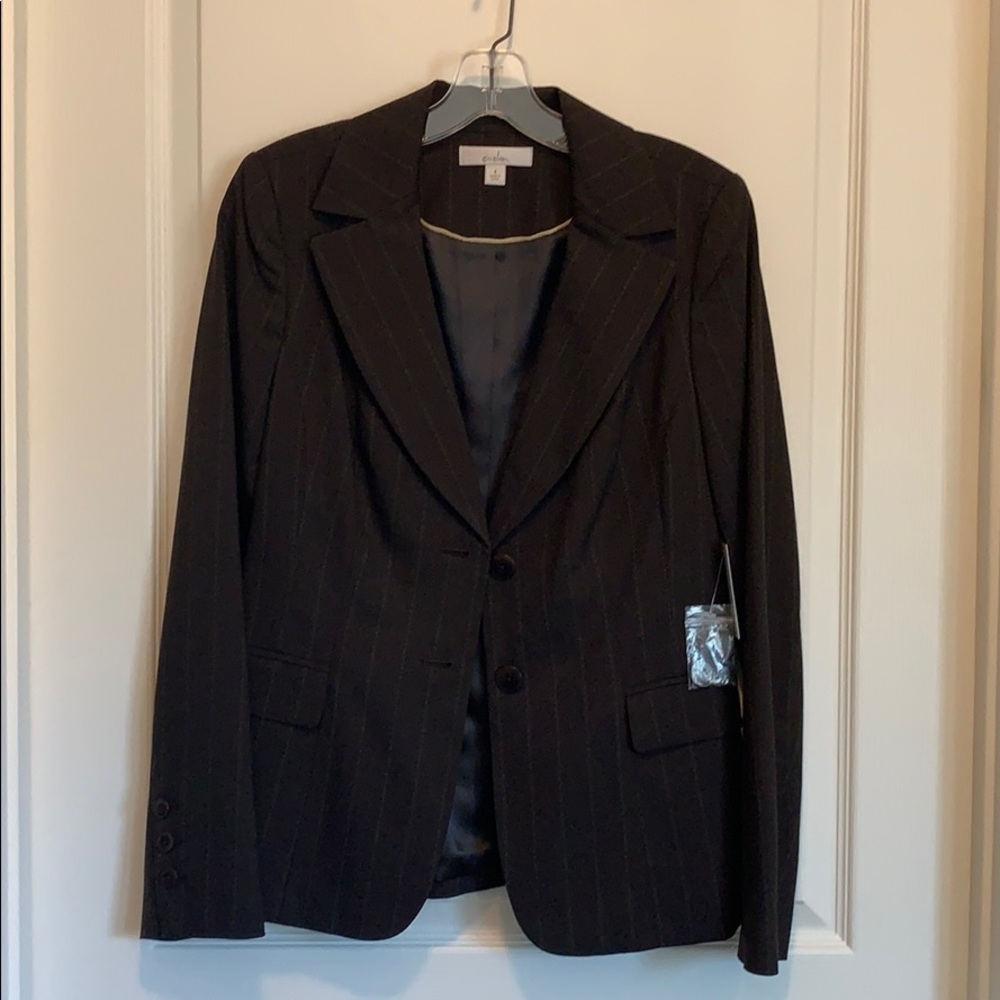 Caslon skirt suit - chocolate brown